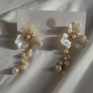 Pearl Earrings Handmade